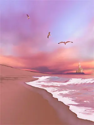 落日沉溺暖橘海